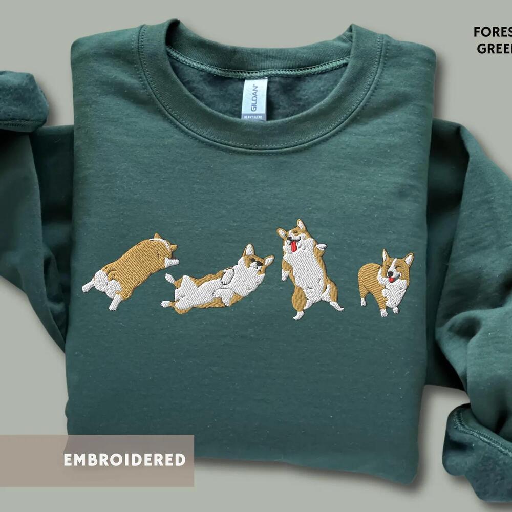 Corgi sweatshirt Aesthetic Corgi Shirt Corgi Lover Sweater